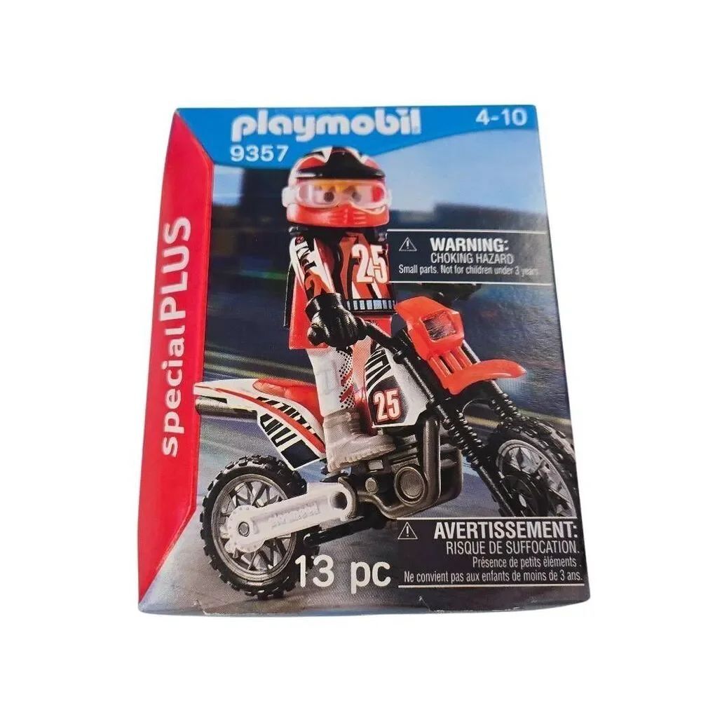 Playmobil motorcycle 9257 Lego figure